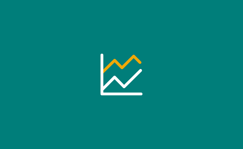 Fundo verde com um ícone branco e amarelo representando a categoria de investidores