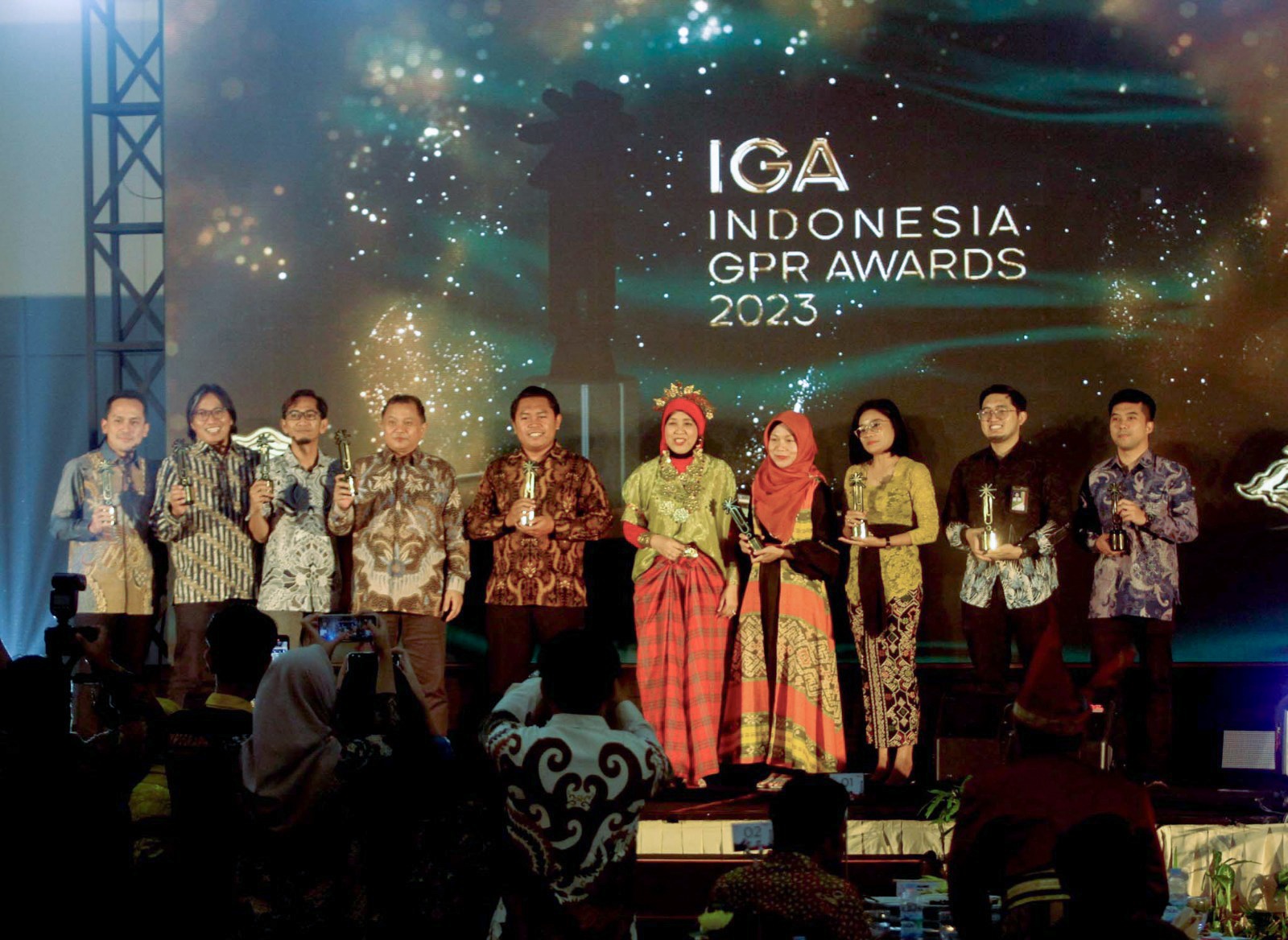 PT Vale Indonesia meraih penghargaan Indonesia GPR Awards (IGA) 2023, Jumat (16/6/2023) di Claro Makassar.