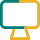 Icon representing the computer screen